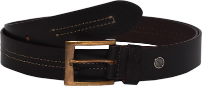 

HyEnd Men Formal, Casual, Evening, Party Brown Genuine Leather Belt, Coffee-brown