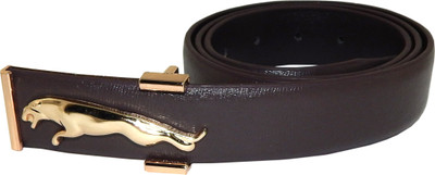 

Els Men Formal, Casual Brown, Gold Artificial Leather Belt