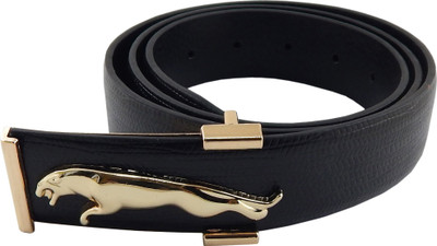 

Els Men Formal, Casual Black, Gold Artificial Leather Belt