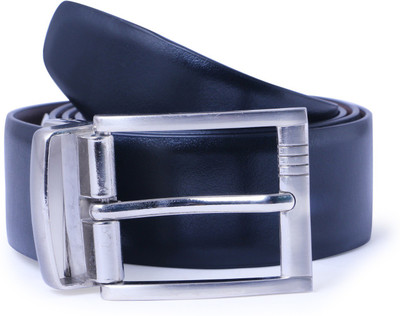 

Debonair International Men Black Genuine Leather Reversible Belt