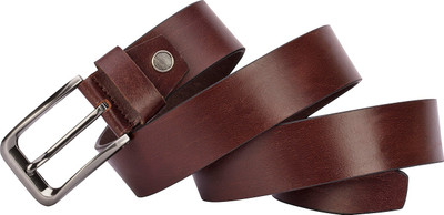 Da STEPS Men Formal Brown Genuine Leather Belt