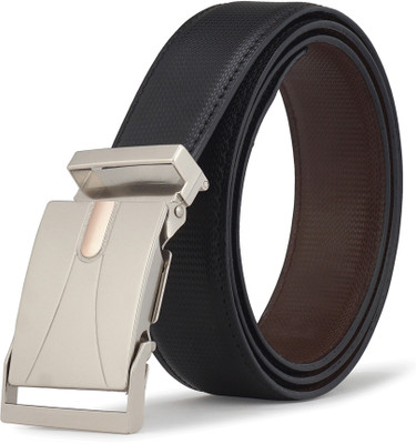 

Brussel Men Black Artificial Leather Reversible Belt