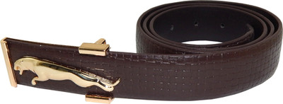 

Els Men Formal, Casual Brown, Gold Artificial Leather Belt