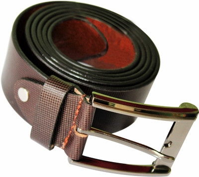 

VAISHU Men Formal Brown Genuine Leather Belt
