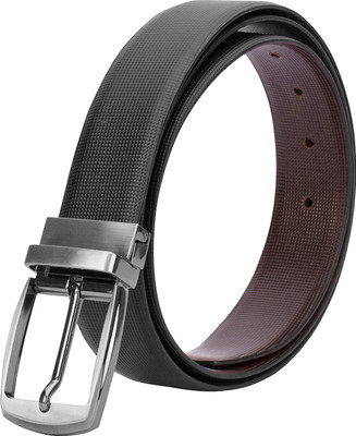 

Da STEPS Men Formal Black Genuine Leather Reversible Belt, Multicolor