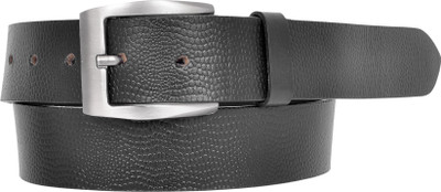 

Ajeraa Men Casual Black Genuine Leather Belt
