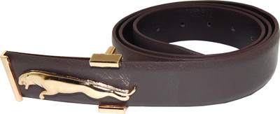 

Els Men Formal, Casual Brown, Gold Artificial Leather Belt