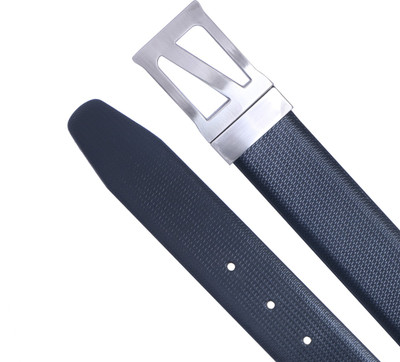 

Debonair International Men Black Genuine Leather Reversible Belt