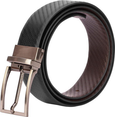 

Da STEPS Men Formal Black Genuine Leather Reversible Belt, Multicolor
