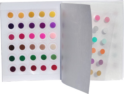 

Roop Nikhar Multicolor 120 Shades Plain Round Size Luxury Quality Bindi Set of 1 Pcs Forehead Multicolor Bindis(Bindi)