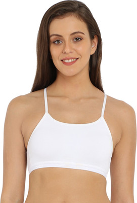 JOCKEY by Jockey Comfies Bra Women Cami Bra Non Padded Bra(White) JOCKEY by Jockey Comfies Bra Women Cami Bra Non Padded Bra(White)