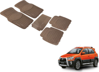 MOCKHE PVC (Polyvinyl Chloride) Standard Mat For  Toyota Etios Cross(Beige)