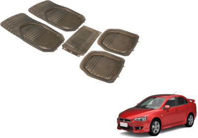 Auto Hub PVC (Polyvinyl Chloride) Standard Mat For  Mitsubishi Lancer(Grey)