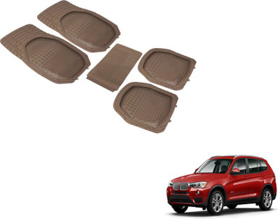Auto Hub PVC (Polyvinyl Chloride) Standard Mat For  BMW X3(Beige)