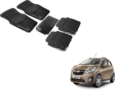 MOCKHE PVC (Polyvinyl Chloride) Standard Mat For  Chevrolet Beat(Black)