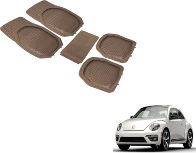 MOCKHE PVC (Polyvinyl Chloride) Standard Mat For  Volkswagen Beetle(Beige)