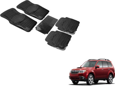 MOCKHE PVC (Polyvinyl Chloride) Standard Mat For  Chevrolet Forester(Black)