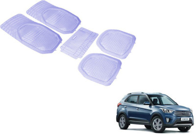 Auto Hub PVC (Polyvinyl Chloride) Standard Mat For  Hyundai Creta(Clear)