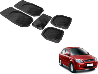 Auto Hub PVC (Polyvinyl Chloride) Standard Mat For  Ford Ikon(Black)