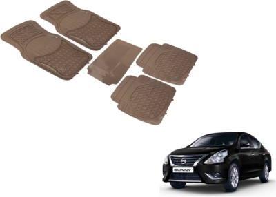 MOCKHE PVC (Polyvinyl Chloride) Standard Mat For  Nissan Sunny(Beige)