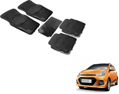 MOCKHE PVC (Polyvinyl Chloride) Standard Mat For  Hyundai Grand i10(Black)