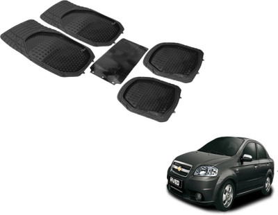 MOCKHE PVC (Polyvinyl Chloride) Standard Mat For  Chevrolet Aveo(Black)