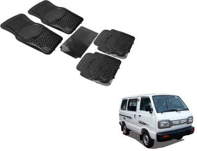 MOCKHE PVC (Polyvinyl Chloride) Standard Mat For  Maruti Suzuki Omni(Black)
