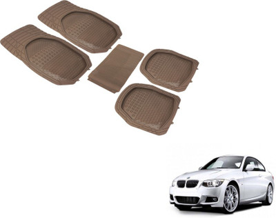 Auto Hub PVC (Polyvinyl Chloride) Standard Mat For  BMW 320D(Beige)