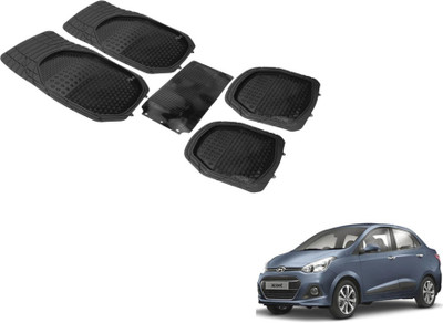 MOCKHE PVC (Polyvinyl Chloride) Standard Mat For  Hyundai Xcent(Black)