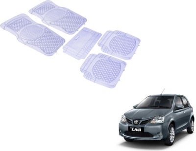 MOCKHE PVC (Polyvinyl Chloride) Standard Mat For  Toyota Etios Liva(Clear)