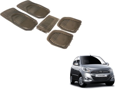Auto Hub PVC (Polyvinyl Chloride) Standard Mat For  Hyundai i10(Grey)
