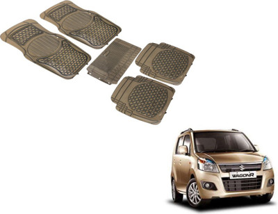 MOCKHE PVC (Polyvinyl Chloride) Standard Mat For  Maruti Suzuki WagonR(Grey)