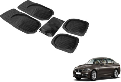 Auto Hub PVC (Polyvinyl Chloride) Standard Mat For  BMW 5 Series(Black)