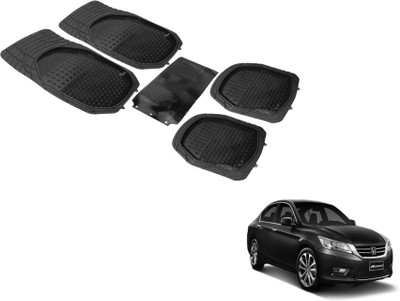Auto Hub PVC (Polyvinyl Chloride) Standard Mat For  Honda Accord(Black)