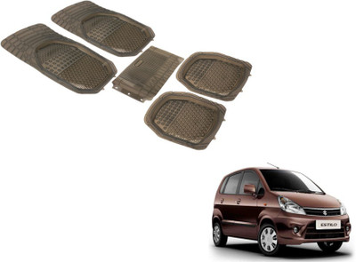 MOCKHE PVC (Polyvinyl Chloride) Standard Mat For  Maruti Suzuki Zen Estilo(Grey)