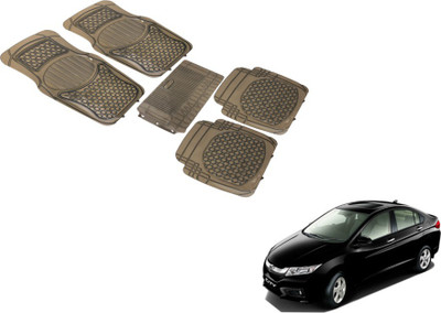 MOCKHE PVC (Polyvinyl Chloride) Standard Mat For  Honda City(Grey)