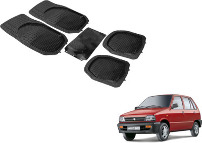 Auto Hub PVC (Polyvinyl Chloride) Standard Mat For  Maruti Suzuki 800(Black)