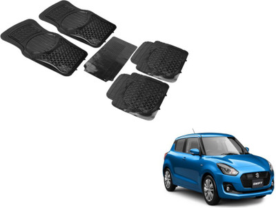 MOCKHE PVC (Polyvinyl Chloride) Standard Mat For  Maruti Suzuki New Swift(Black)