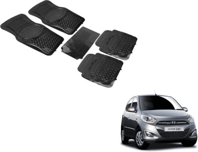 MOCKHE PVC (Polyvinyl Chloride) Standard Mat For  Hyundai i10(Black)