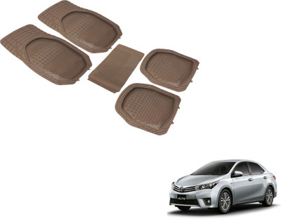 Auto Hub PVC (Polyvinyl Chloride) Standard Mat For  Toyota Altis(Beige)