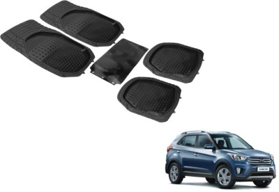 Auto Hub PVC (Polyvinyl Chloride) Standard Mat For  Hyundai Creta(Black)