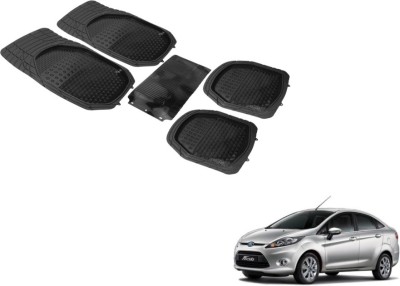 Auto Hub PVC (Polyvinyl Chloride) Standard Mat For  Ford New Fiesta(Black)