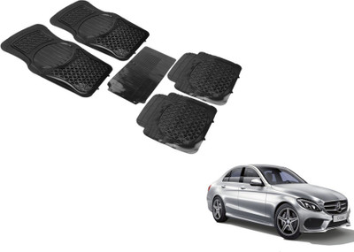 MOCKHE PVC (Polyvinyl Chloride) Standard Mat For  Mercedes Benz C-Class(Black)