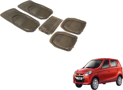 Auto Hub PVC (Polyvinyl Chloride) Standard Mat For  Maruti Suzuki Alto 800(Grey)
