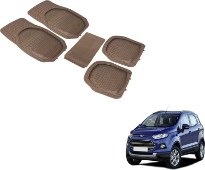 MOCKHE PVC (Polyvinyl Chloride) Standard Mat For  Ford Ecosport(Beige)