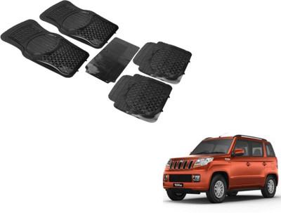 MOCKHE PVC (Polyvinyl Chloride) Standard Mat For  Mahindra TUV 300(Black)