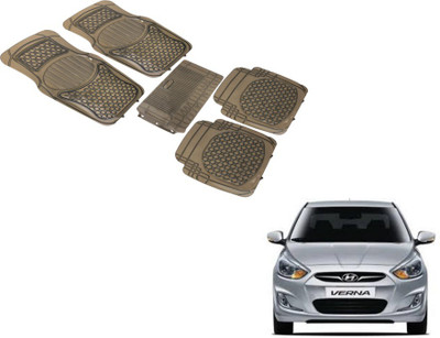 MOCKHE PVC (Polyvinyl Chloride) Standard Mat For  Hyundai Verna(Grey)