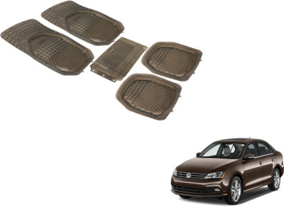Auto Hub PVC (Polyvinyl Chloride) Standard Mat For  Volkswagen Jetta(Grey)