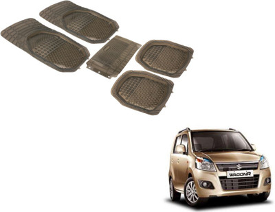 Auto Hub PVC (Polyvinyl Chloride) Standard Mat For  Maruti Suzuki WagonR(Grey)