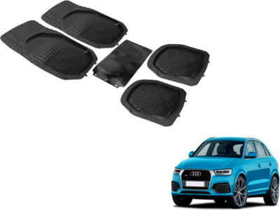 Auto Hub PVC (Polyvinyl Chloride) Standard Mat For  Audi Q3(Black)